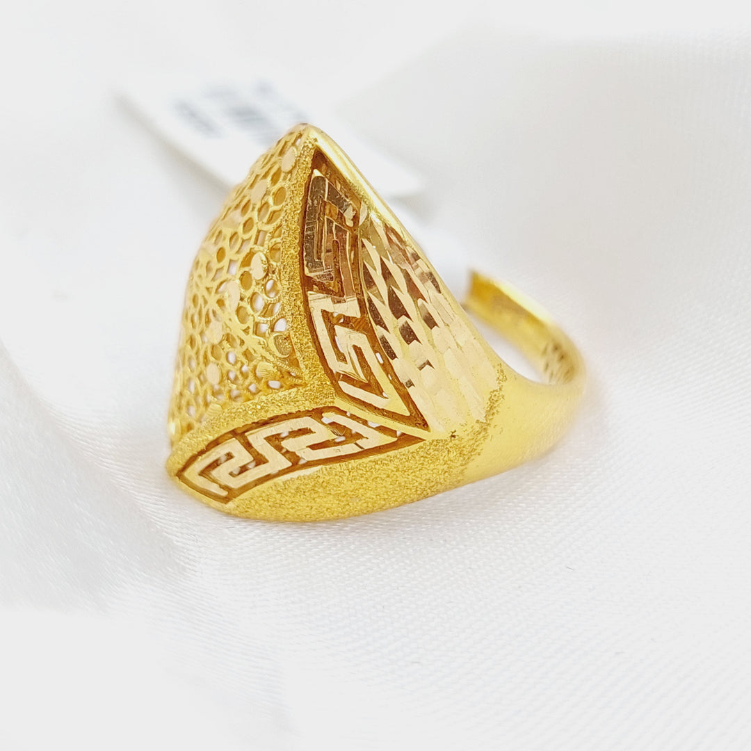 21K Gold Fancy Ring by Saeed Jewelry - Image 1