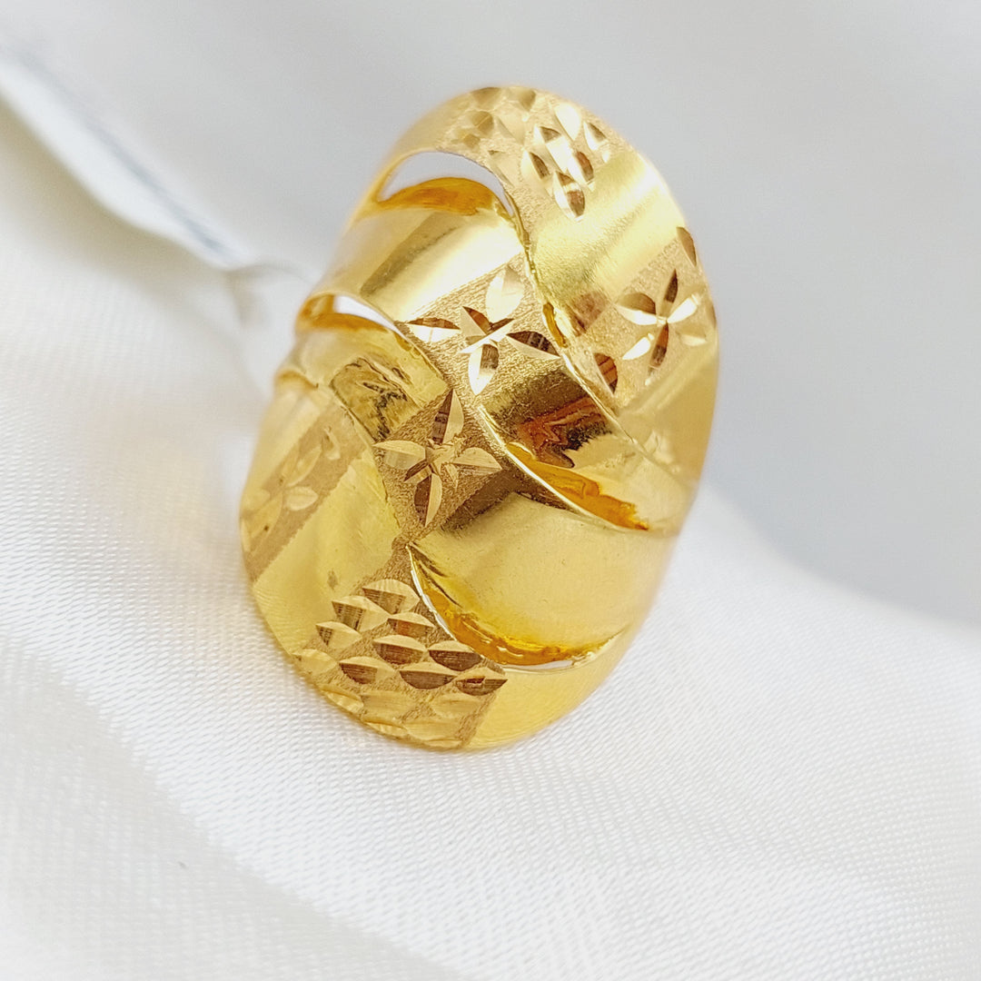 21K Gold Fancy Ring by Saeed Jewelry - Image 3