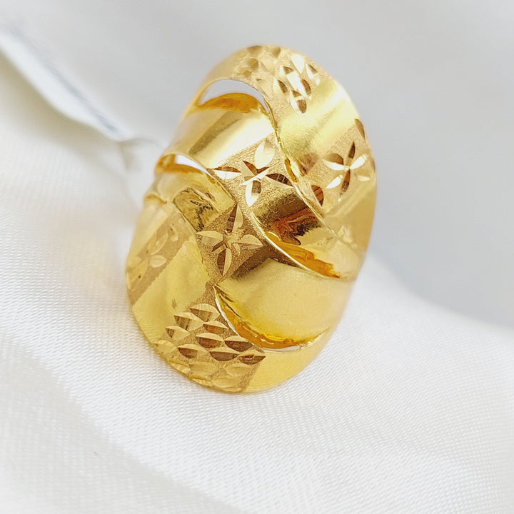 21K Gold Fancy Ring by Saeed Jewelry - Image 3