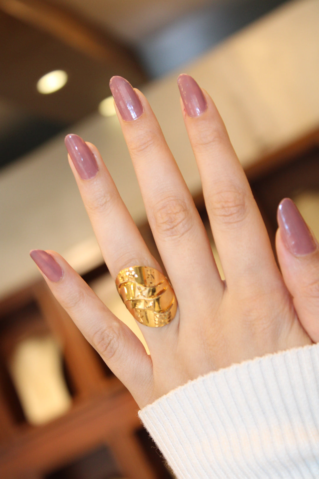 21K Gold Fancy Ring by Saeed Jewelry - Image 4