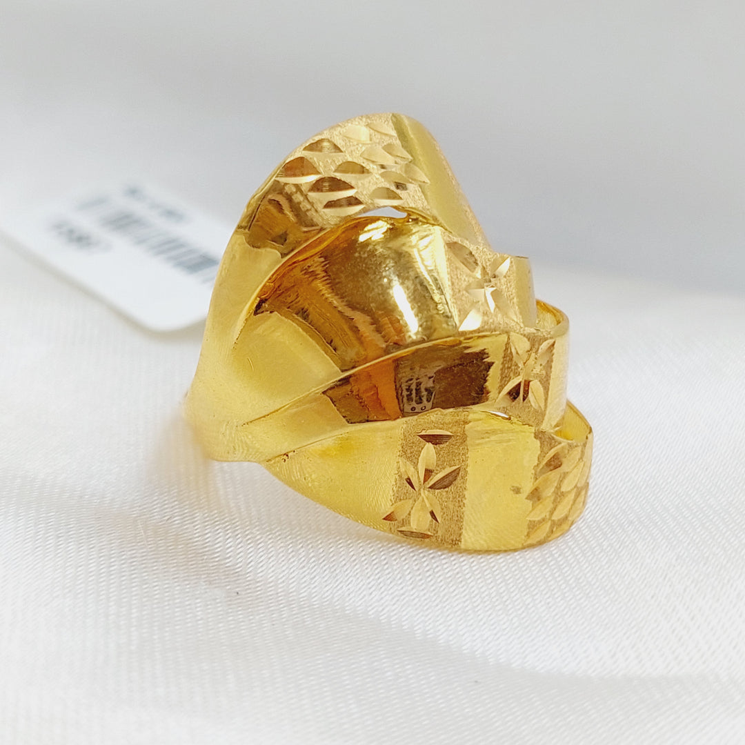 21K Gold Fancy Ring by Saeed Jewelry - Image 5