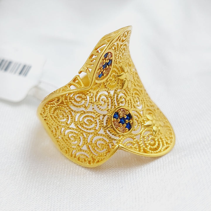 21K Gold Fancy Ring by Saeed Jewelry - Image 3