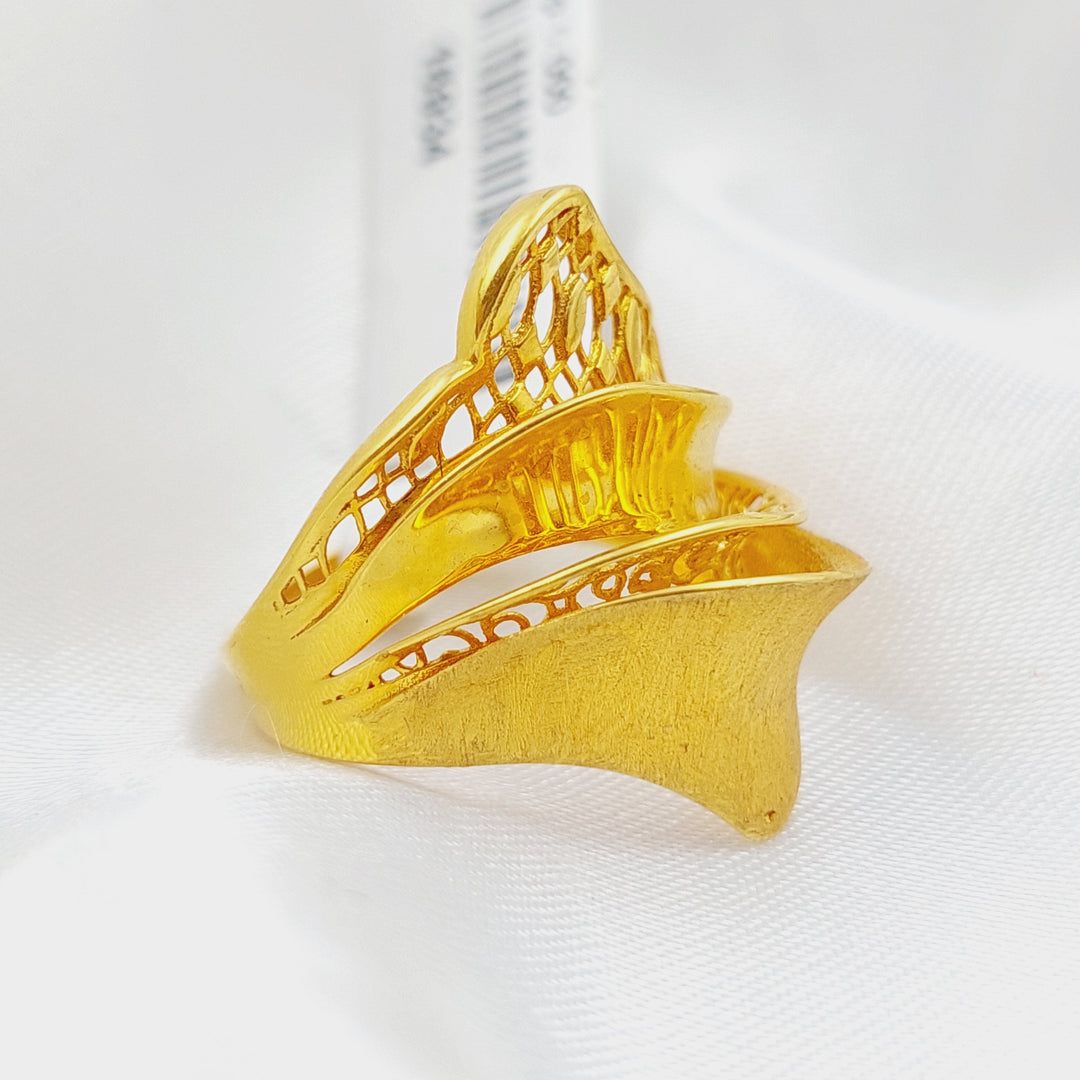 21K Gold Fancy Ring by Saeed Jewelry - Image 4