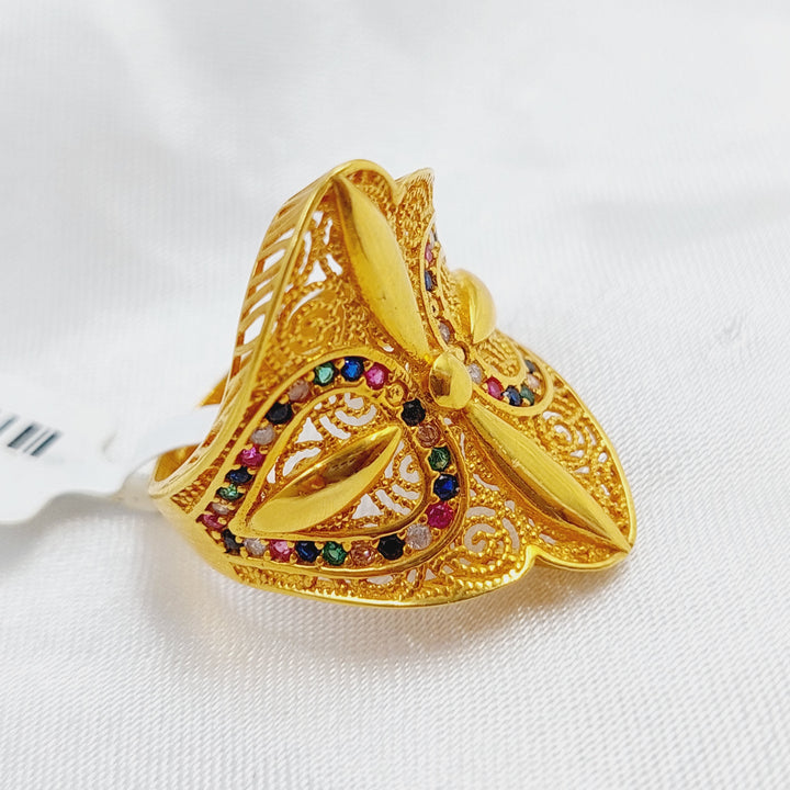 21K Gold Fancy Ring by Saeed Jewelry - Image 4