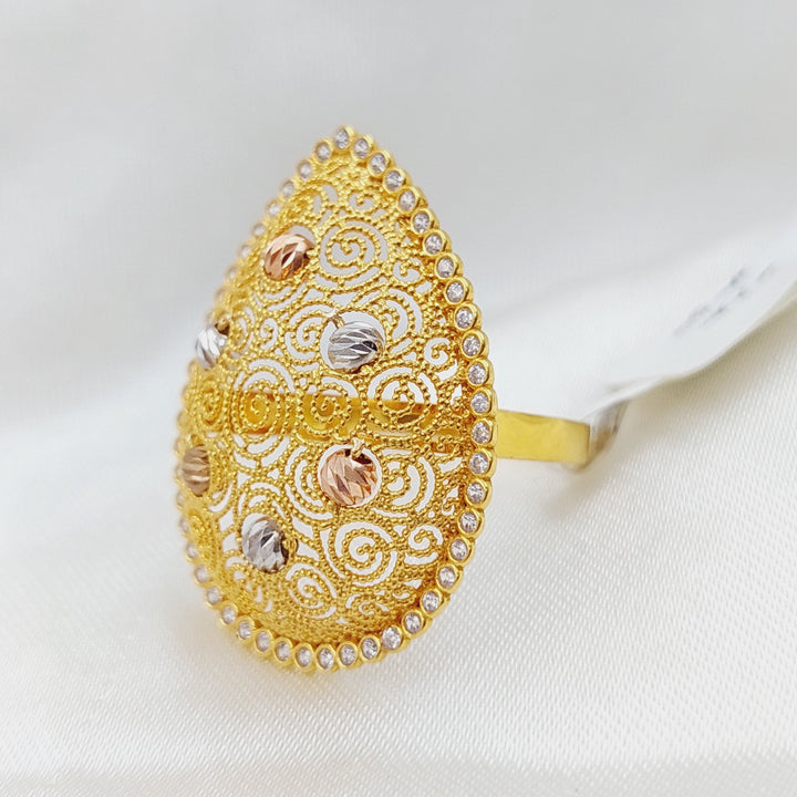 21K Gold Fancy Ring by Saeed Jewelry - Image 4