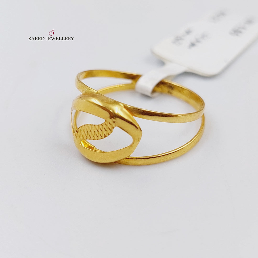 21K Gold Fancy Ring by Saeed Jewelry - Image 4