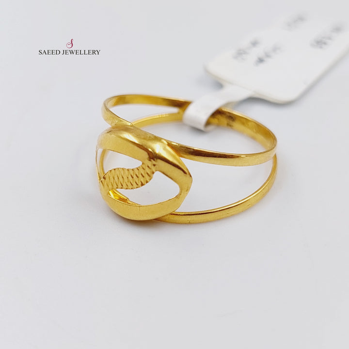 21K Gold Fancy Ring by Saeed Jewelry - Image 4