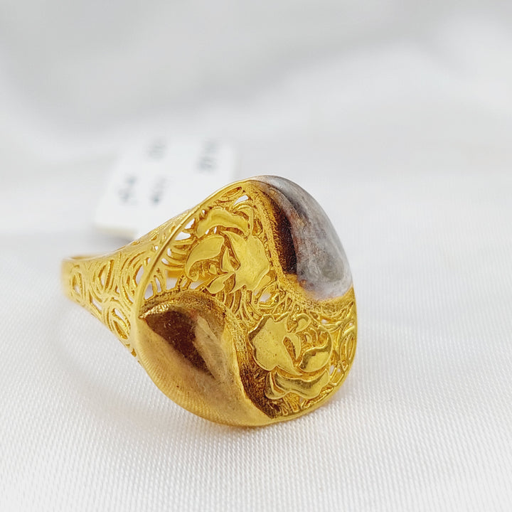 21K Gold Fancy Ring by Saeed Jewelry - Image 3