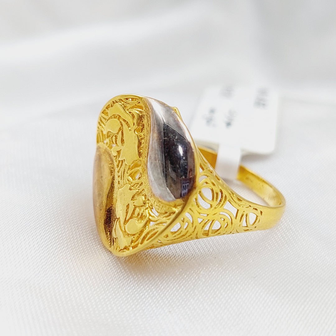 21K Gold Fancy Ring by Saeed Jewelry - Image 1