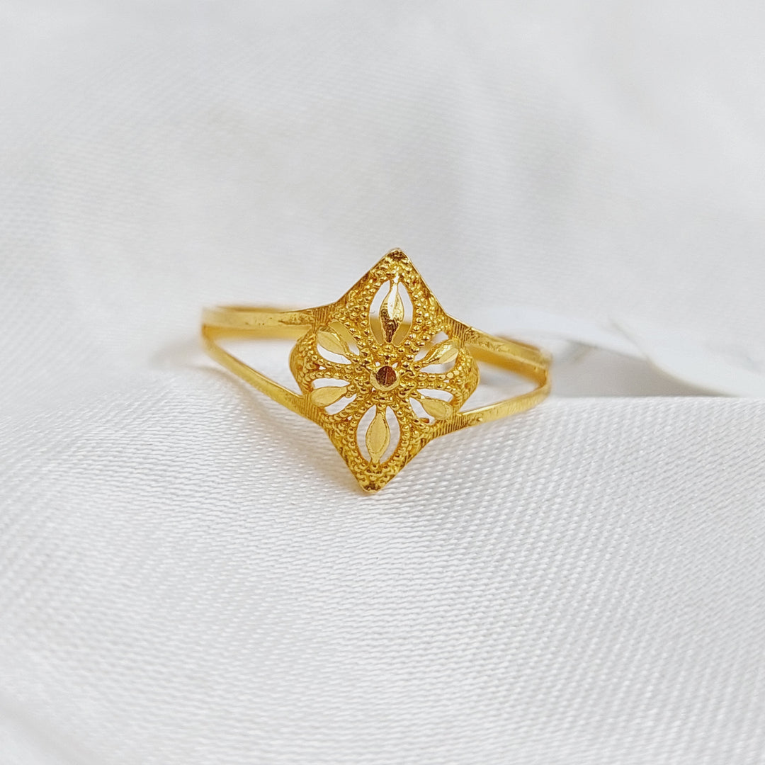 21K Gold Fancy Ring by Saeed Jewelry - Image 1