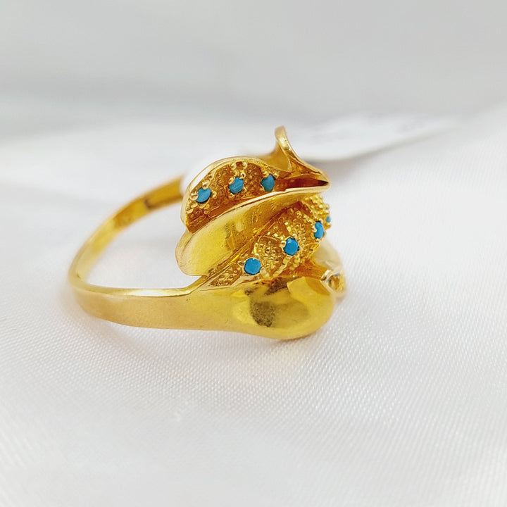 21K Gold Fancy Ring by Saeed Jewelry - Image 6