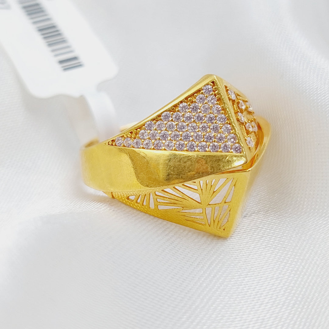 21K Gold Fancy Ring by Saeed Jewelry - Image 1