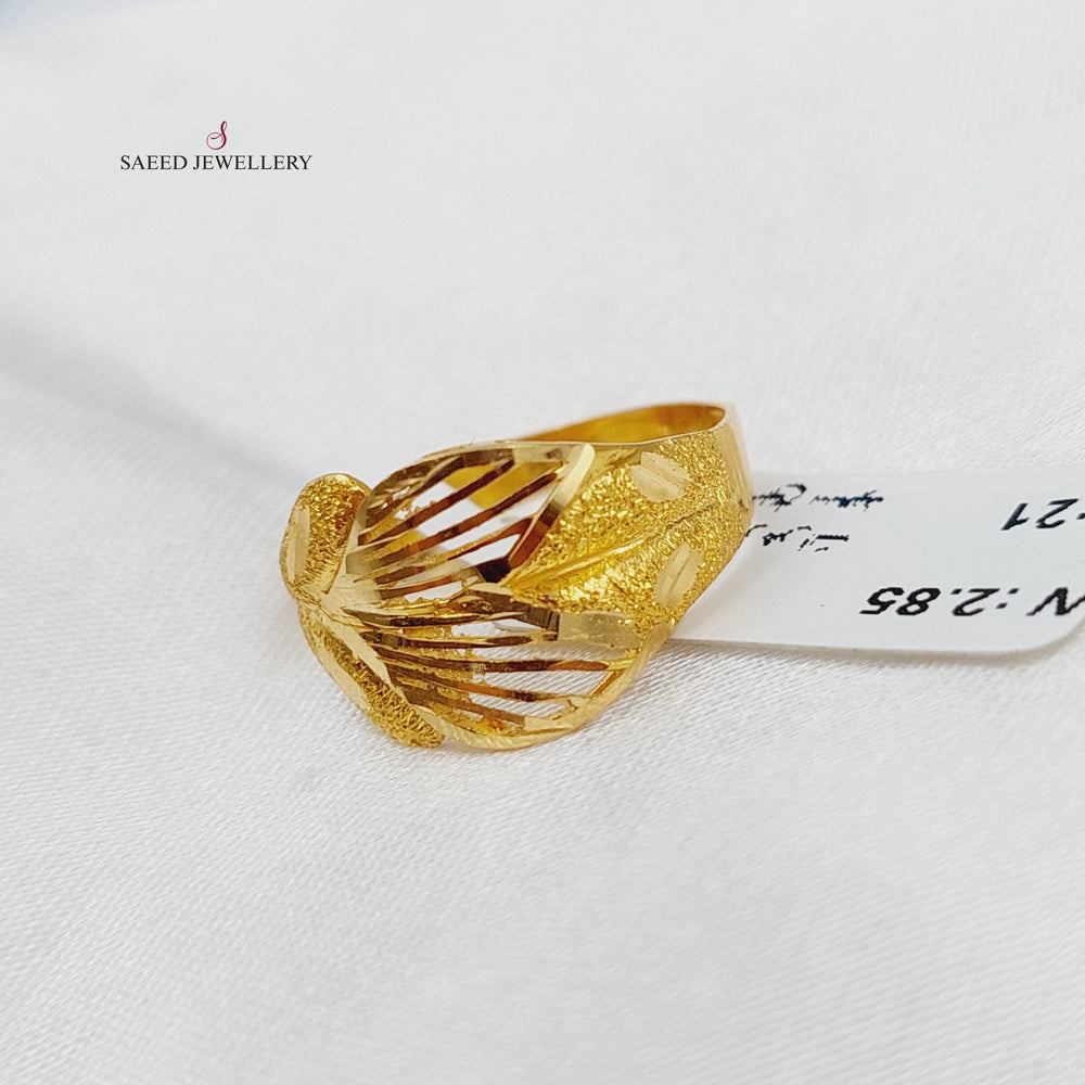 21K Gold Fancy Ring by Saeed Jewelry - Image 2