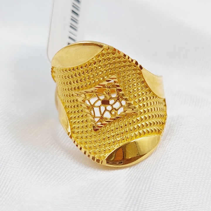 21K Gold Fancy Ring by Saeed Jewelry - Image 3