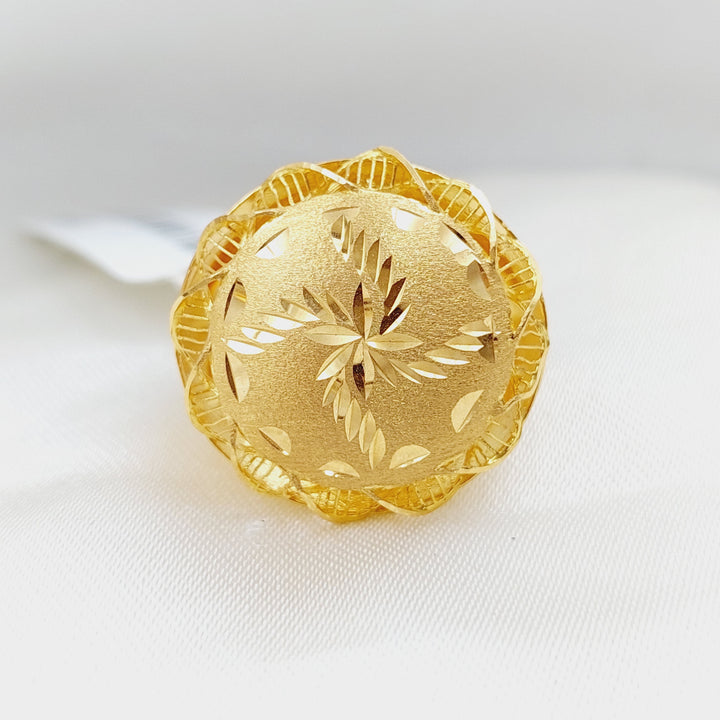 21K Gold Fancy Ring by Saeed Jewelry - Image 3