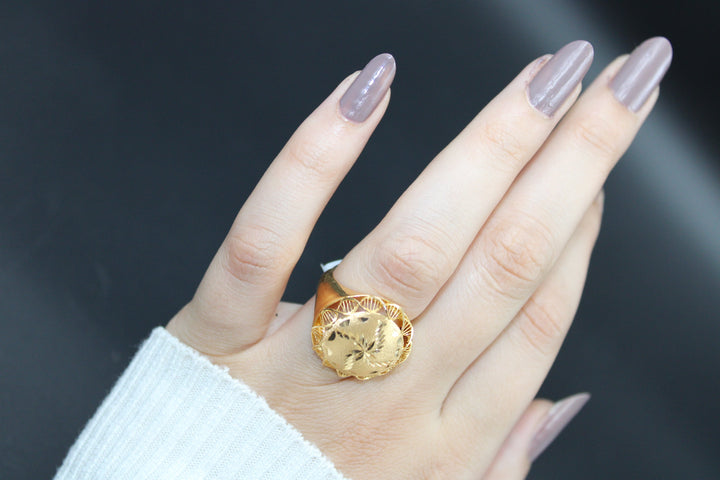 21K Gold Fancy Ring by Saeed Jewelry - Image 4