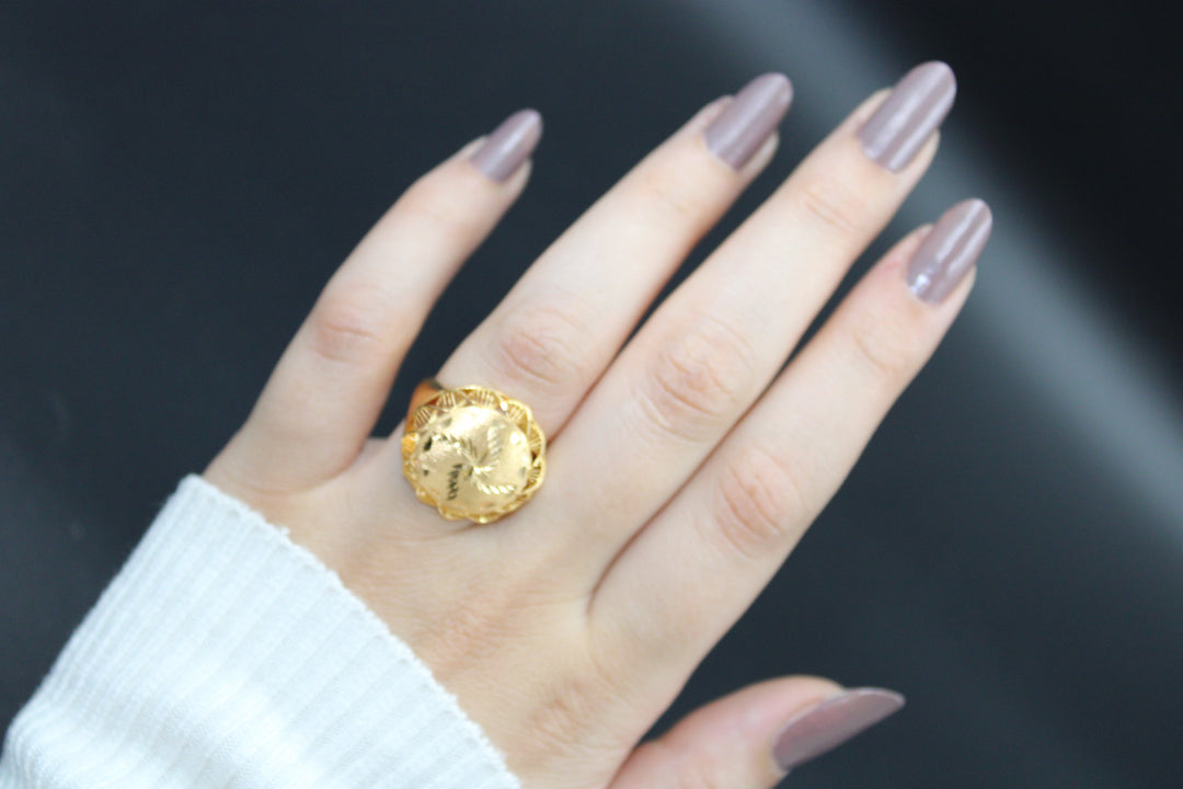 21K Gold Fancy Ring by Saeed Jewelry - Image 6