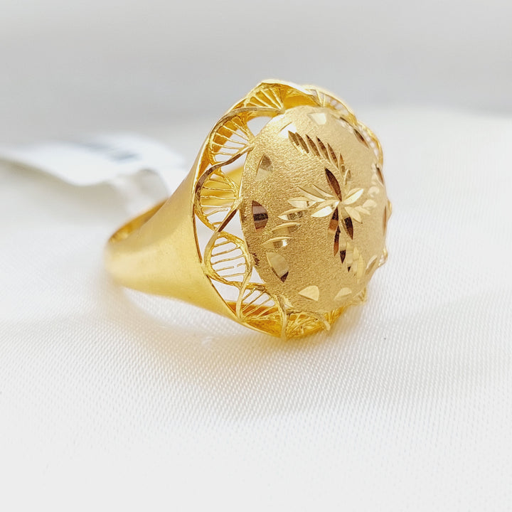 21K Gold Fancy Ring by Saeed Jewelry - Image 1