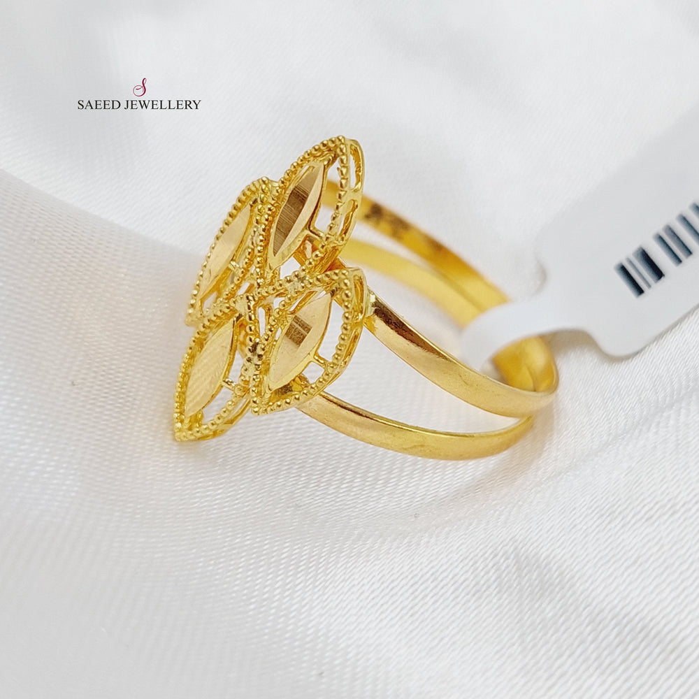 21K Gold Fancy Ring by Saeed Jewelry - Image 2