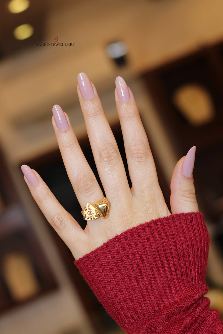 21K Gold Fancy Ring by Saeed Jewelry - Image 1