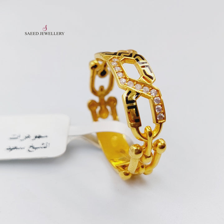 21K Gold Fancy Ring by Saeed Jewelry - Image 6