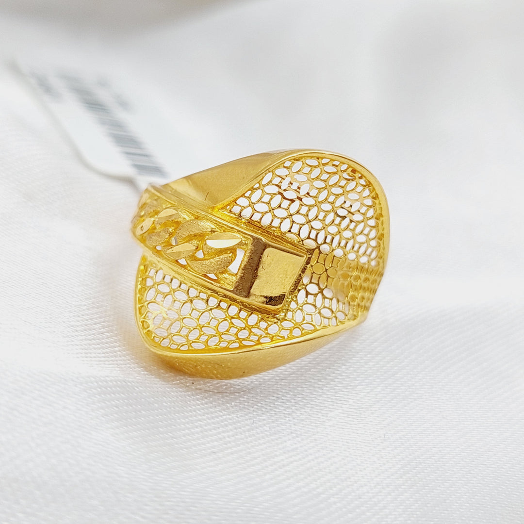 21K Gold Fancy Ring by Saeed Jewelry - Image 3