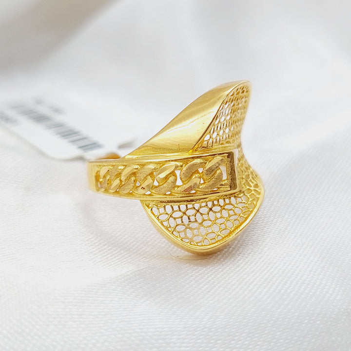 21K Gold Fancy Ring by Saeed Jewelry - Image 5