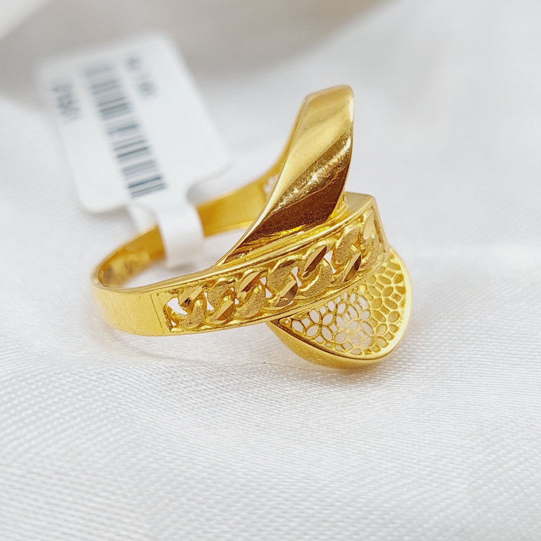 21K Gold Fancy Ring by Saeed Jewelry - Image 1