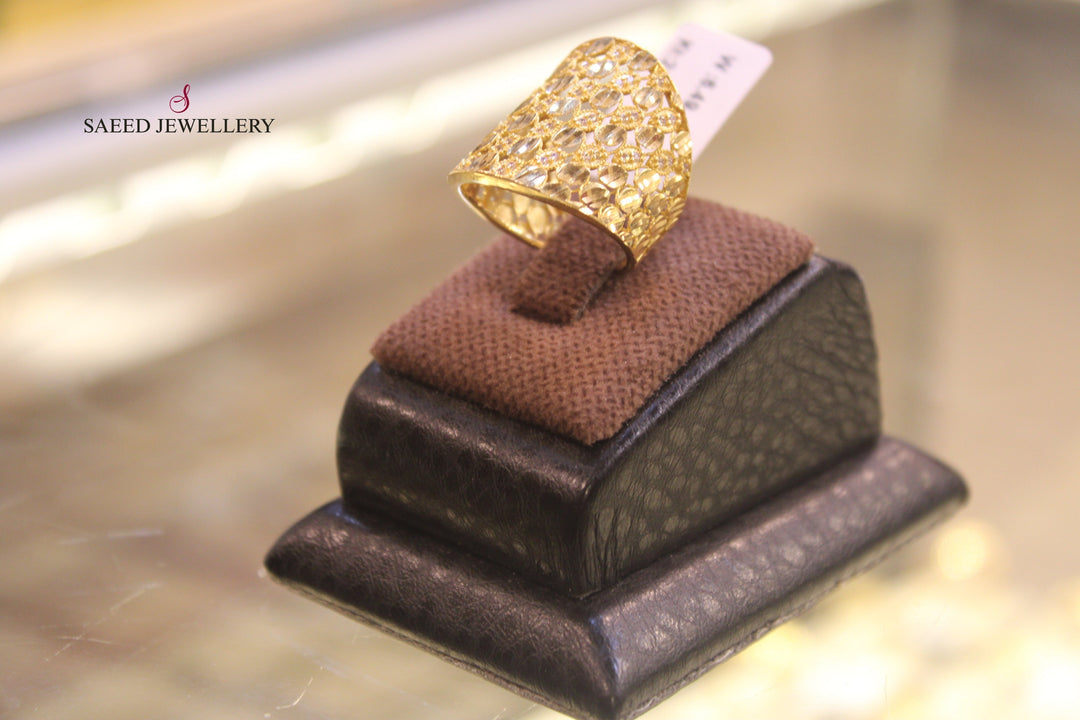 21K Gold Fancy Ring by Saeed Jewelry - Image 8