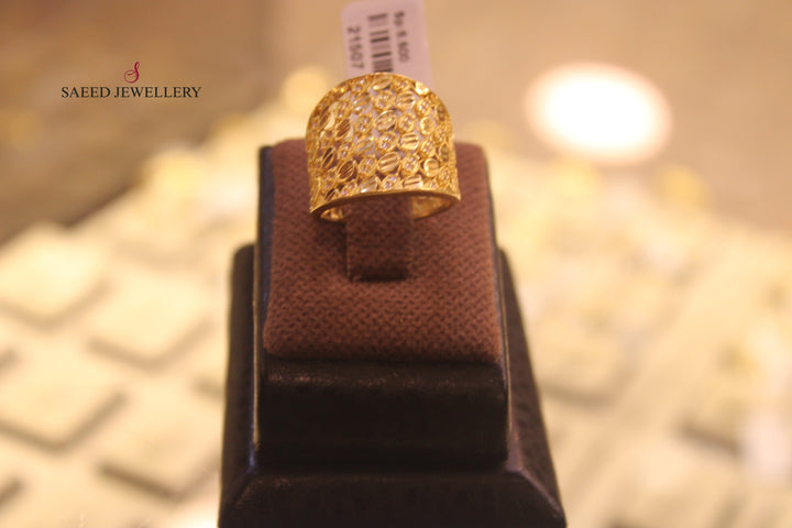 21K Gold Fancy Ring by Saeed Jewelry - Image 11