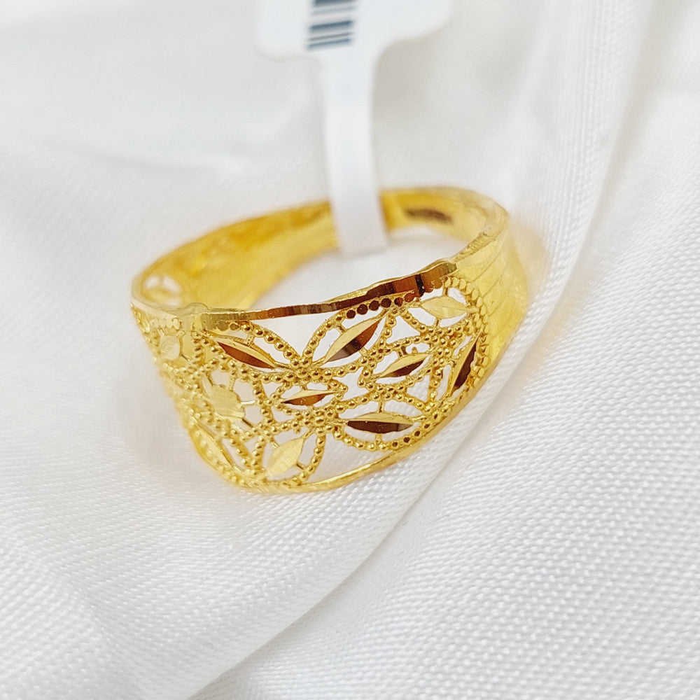 21K Gold Fancy Ring by Saeed Jewelry - Image 2