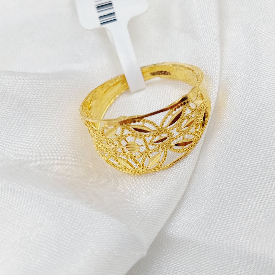 21K Gold Fancy Ring by Saeed Jewelry - Image 3