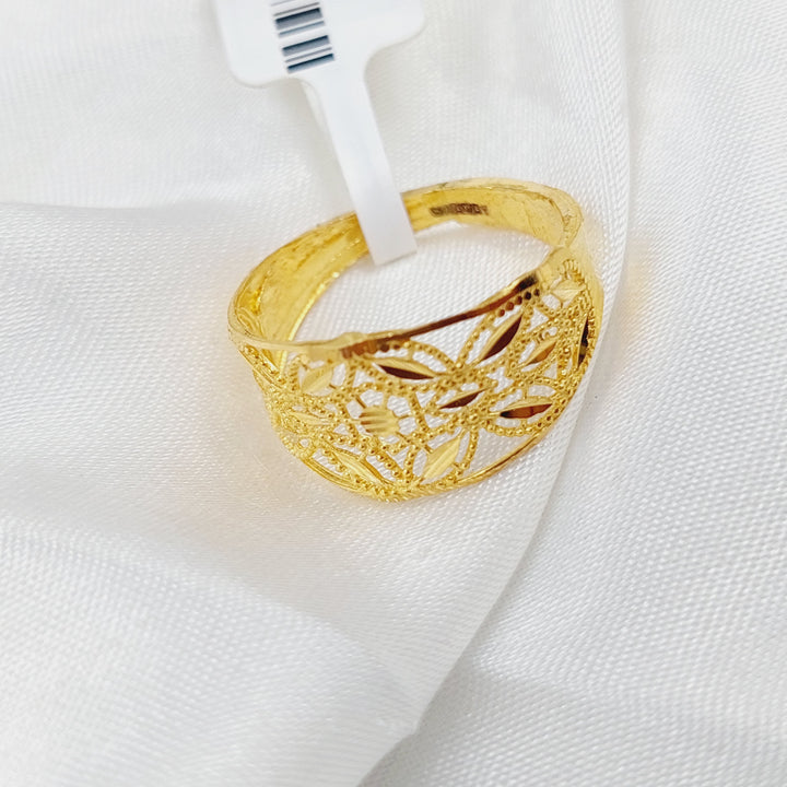 21K Gold Fancy Ring by Saeed Jewelry - Image 6