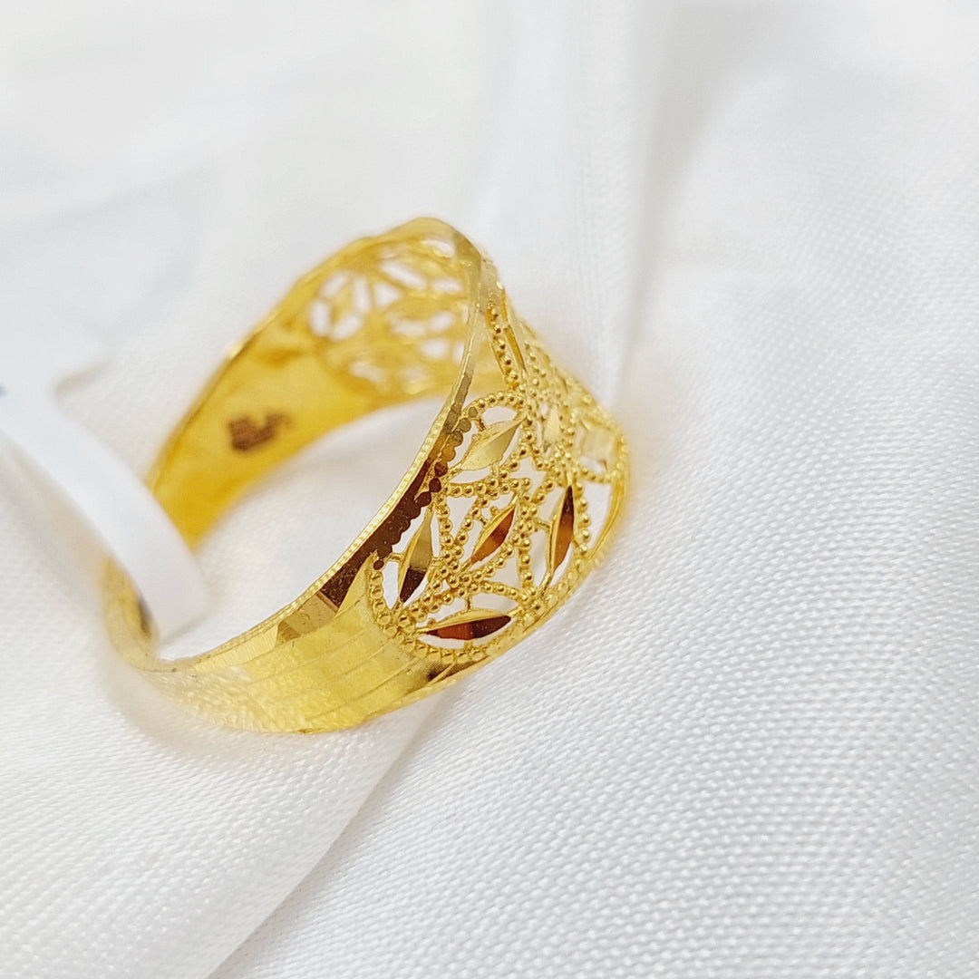 21K Gold Fancy Ring by Saeed Jewelry - Image 4