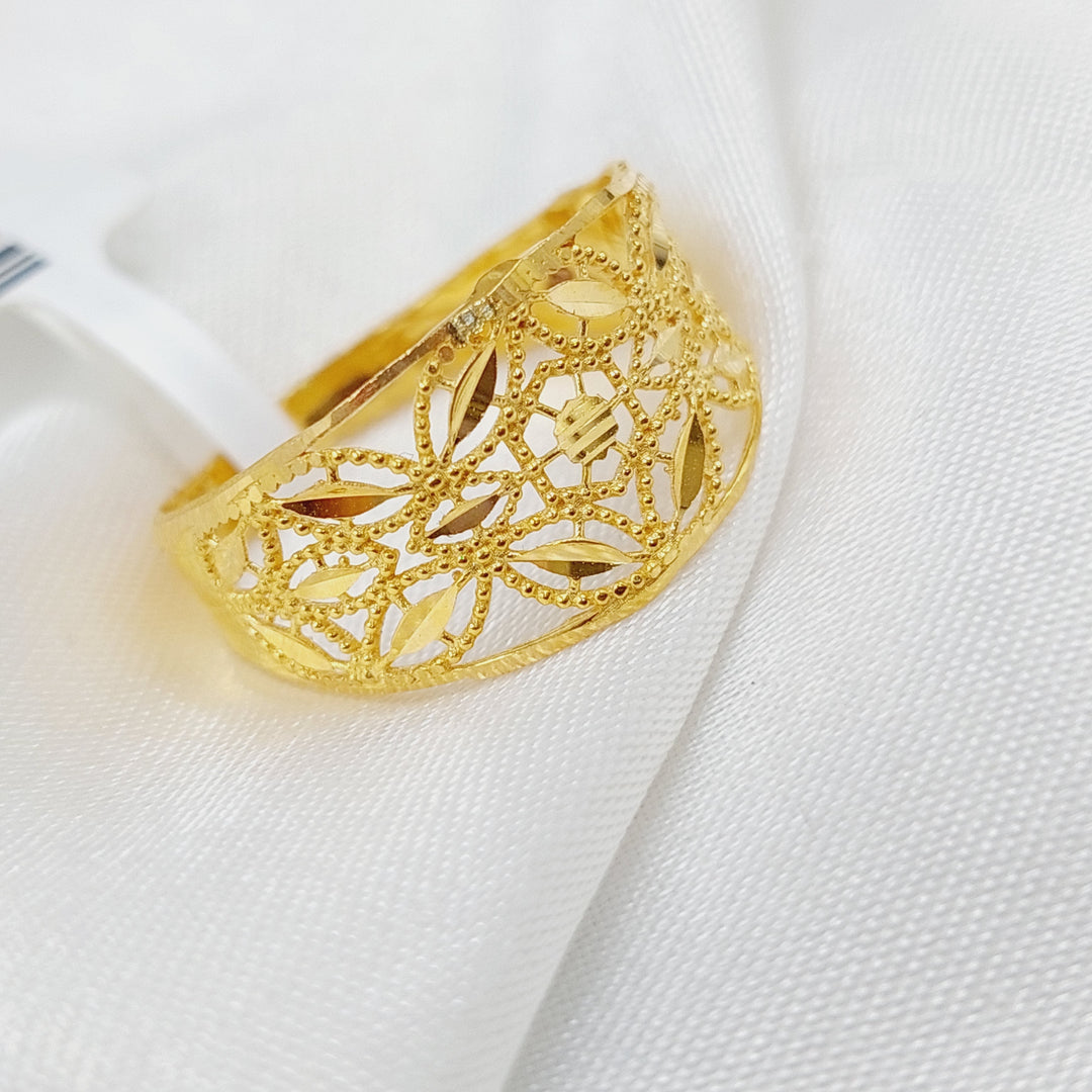 21K Gold Fancy Ring by Saeed Jewelry - Image 1