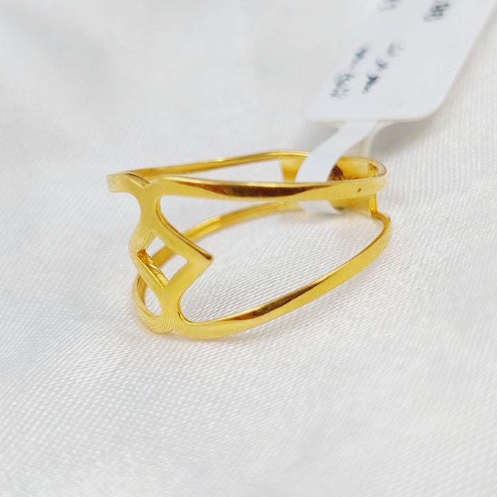 21K Gold Fancy Ring by Saeed Jewelry - Image 3