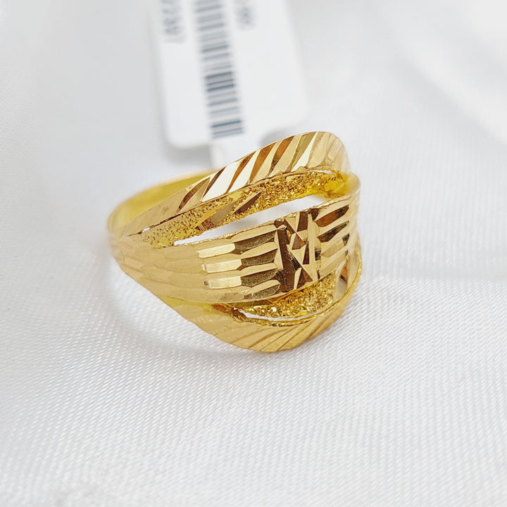 21K Gold Fancy Ring by Saeed Jewelry - Image 3