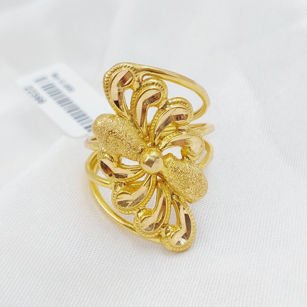 21K Gold Fancy Ring by Saeed Jewelry - Image 2