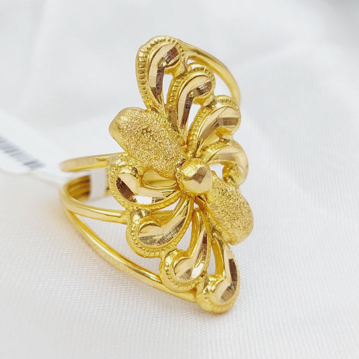 21K Gold Fancy Ring by Saeed Jewelry - Image 3