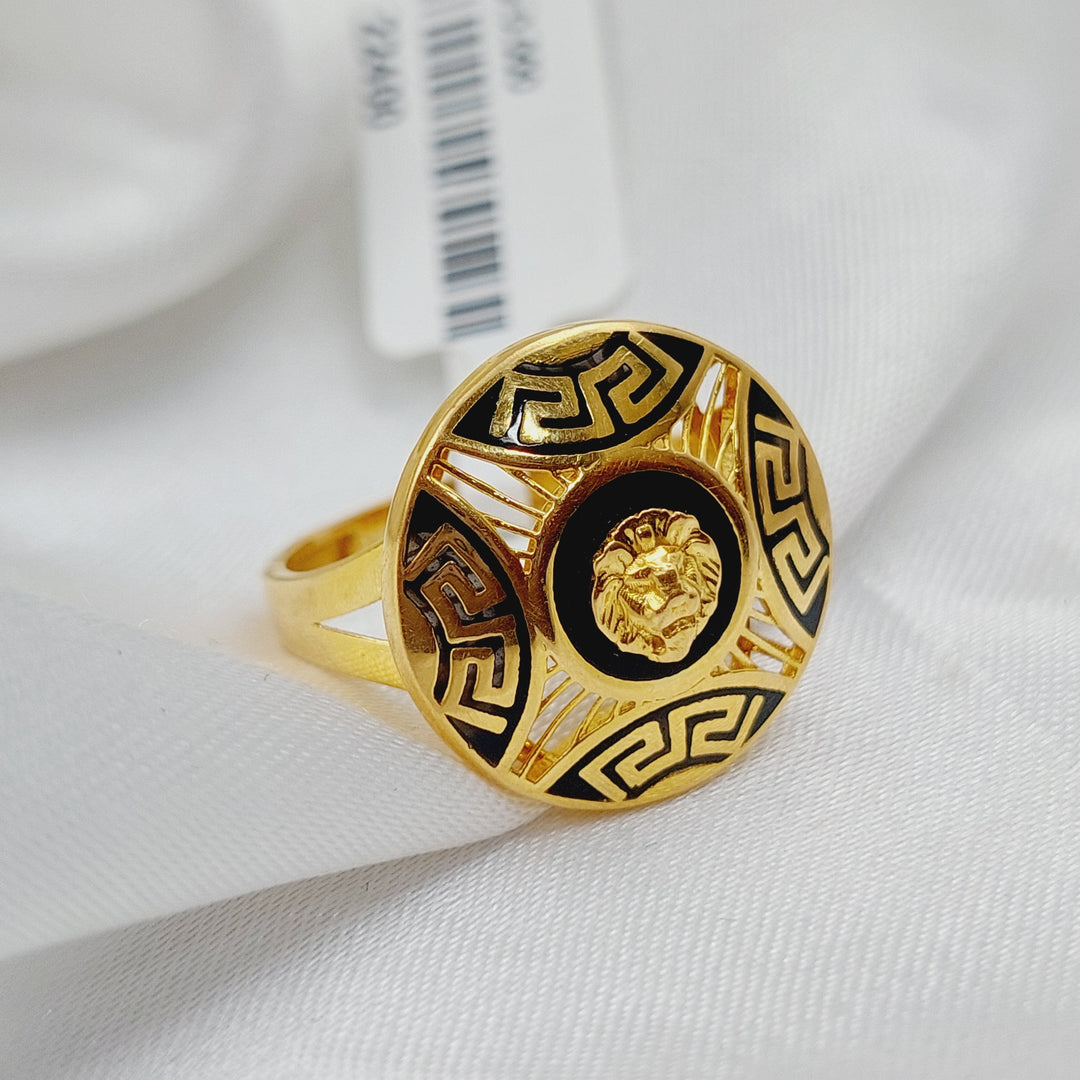 21K Gold Fancy Ring by Saeed Jewelry - Image 1