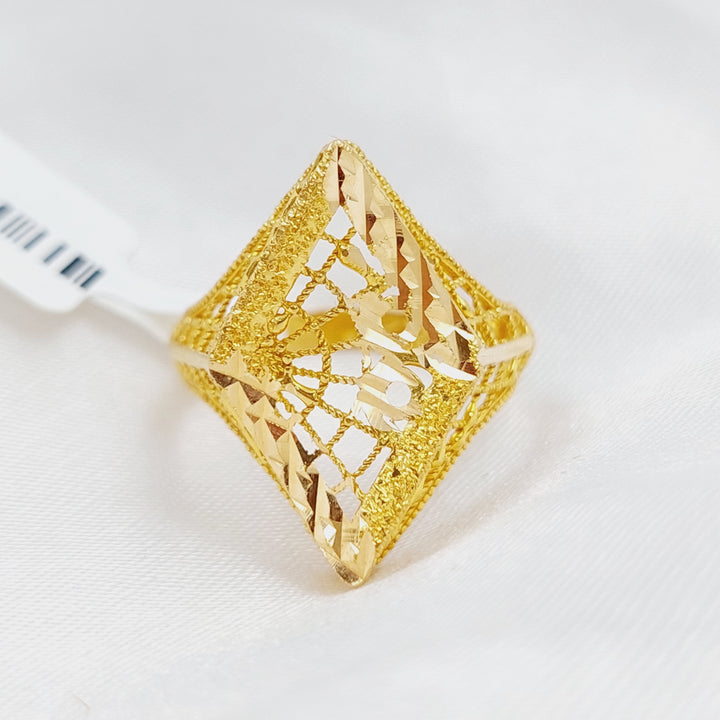 21K Gold Fancy Ring by Saeed Jewelry - Image 3