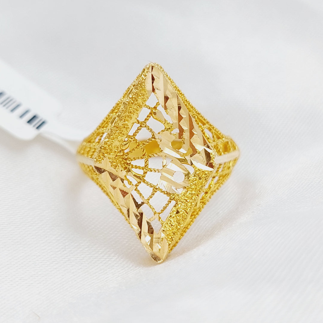 21K Gold Fancy Ring by Saeed Jewelry - Image 6