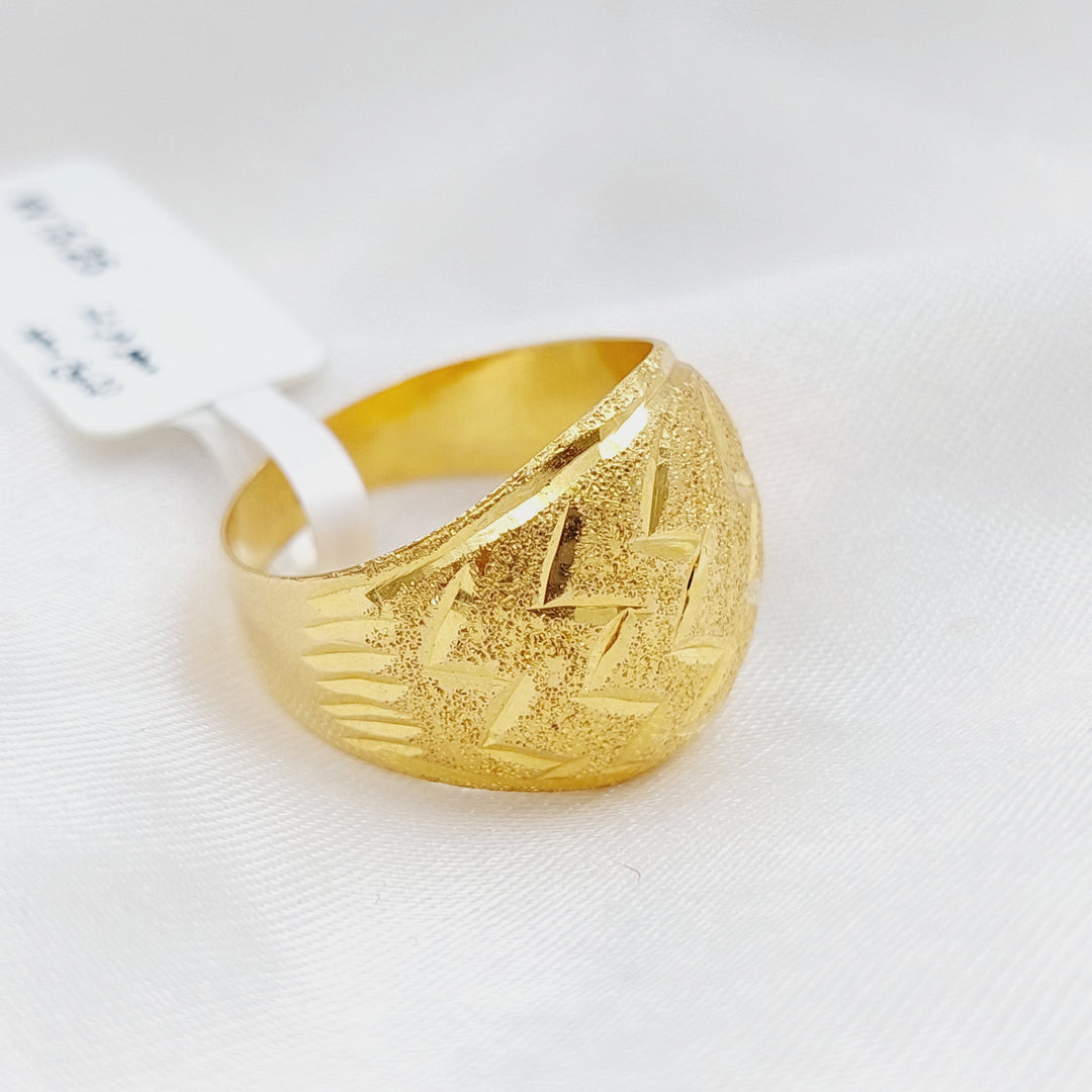 21K Gold Fancy Ring by Saeed Jewelry - Image 3