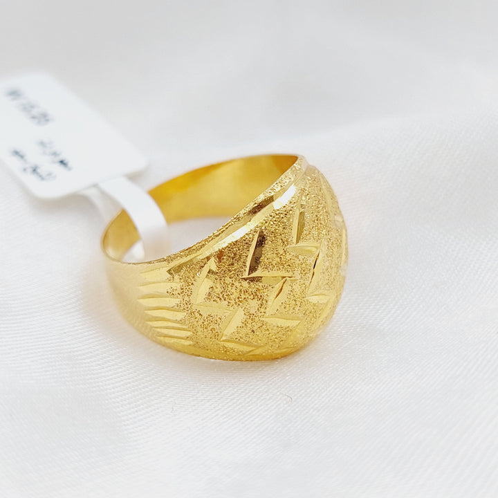 21K Gold Fancy Ring by Saeed Jewelry - Image 3