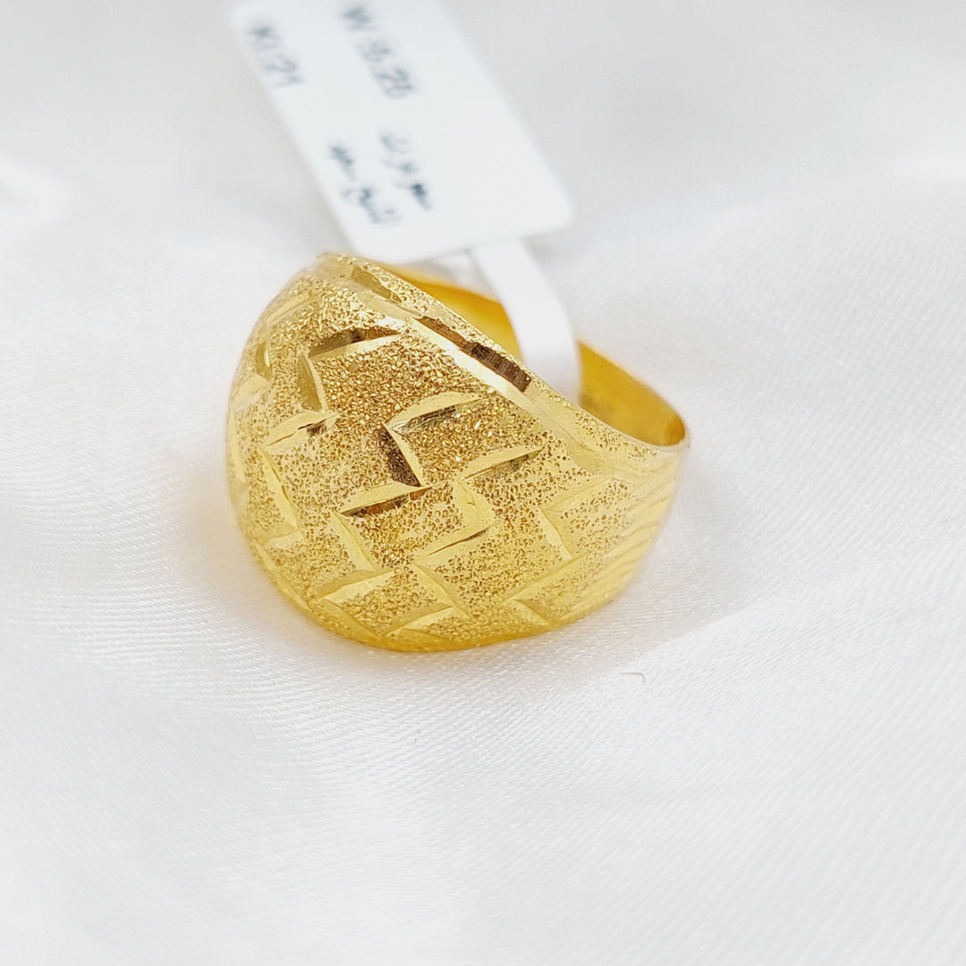 21K Gold Fancy Ring by Saeed Jewelry - Image 5