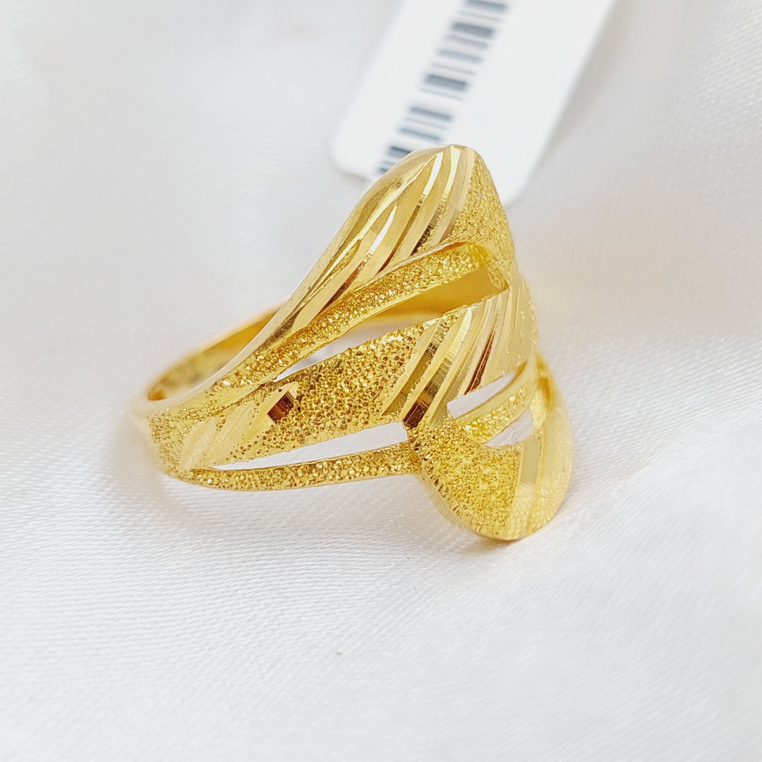 21K Gold Fancy Ring by Saeed Jewelry - Image 3