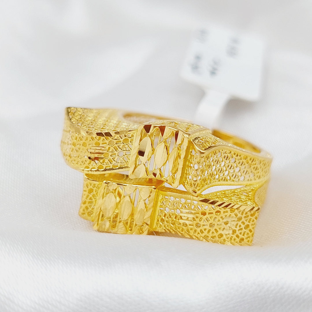 21K Gold Fancy Ring by Saeed Jewelry - Image 5