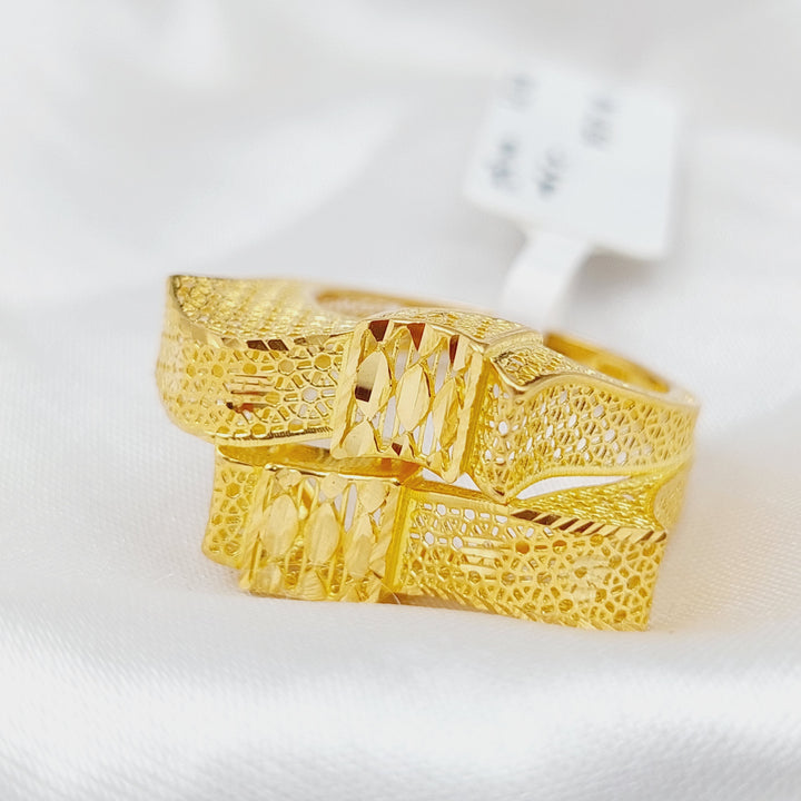 21K Gold Fancy Ring by Saeed Jewelry - Image 5