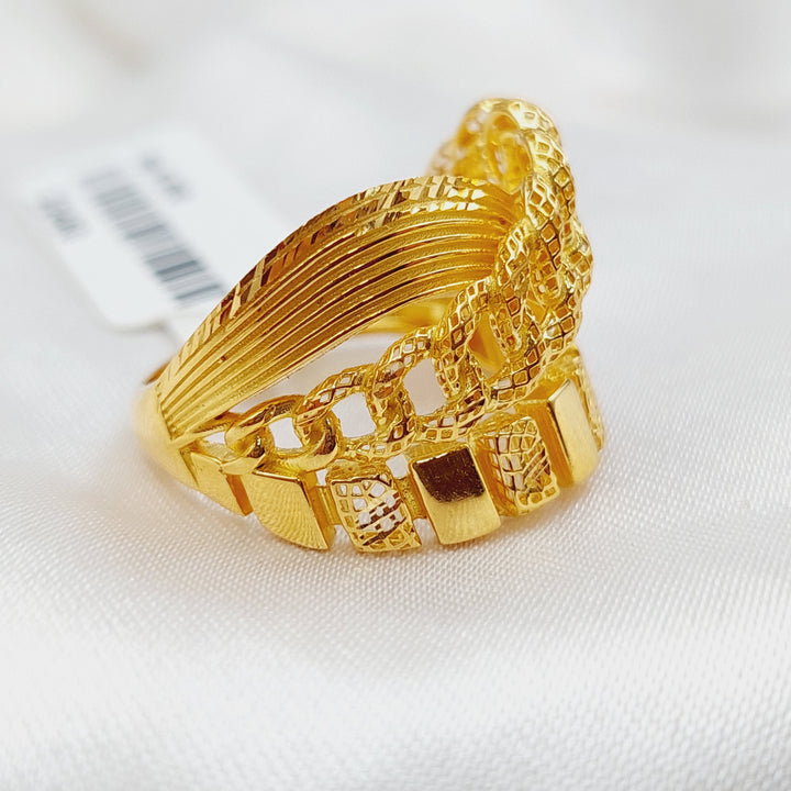 21K Gold Fancy Ring by Saeed Jewelry - Image 4