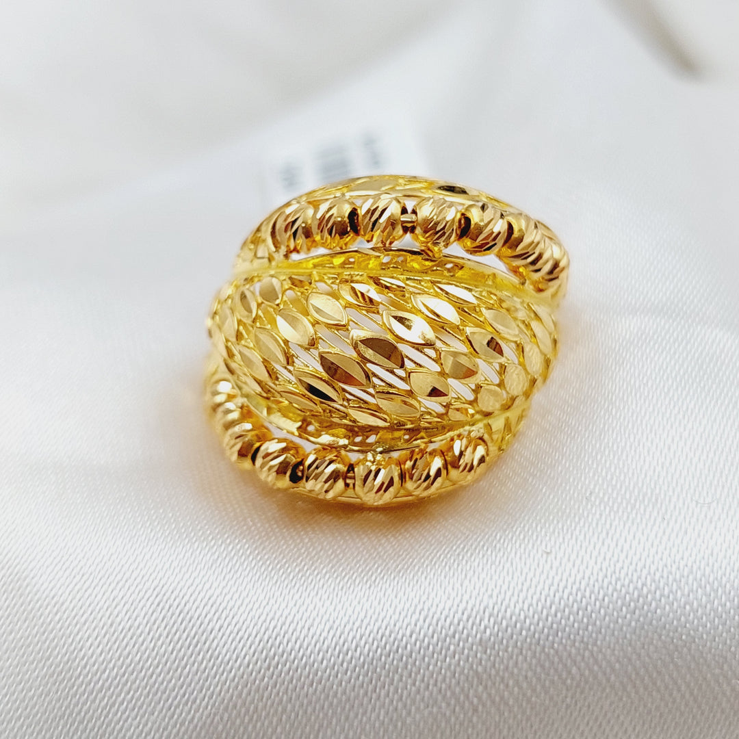 21K Gold Fancy Ring by Saeed Jewelry - Image 3